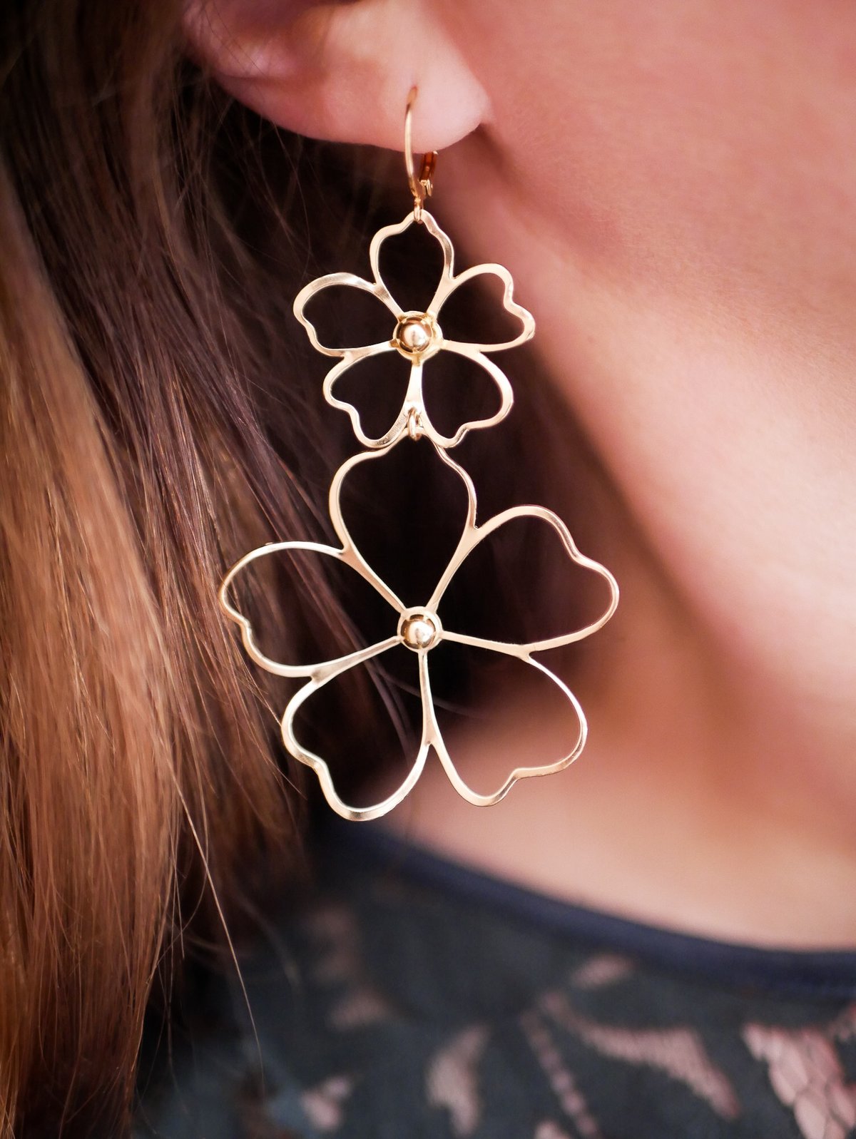 Image of Boucles d'Oreilles NAOLIE Duo