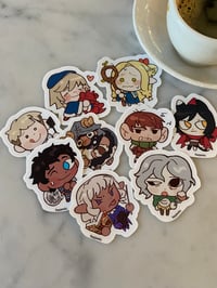 Image 2 of Dungeon Meshi Die Cut Stickers