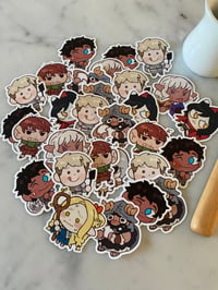 Image 1 of Dungeon Meshi Die Cut Stickers