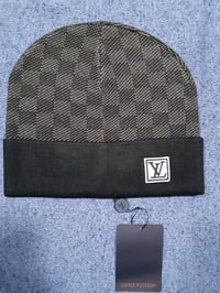 Image 1 of LV Beanie Black