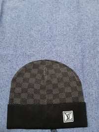 Image 3 of LV Beanie Black