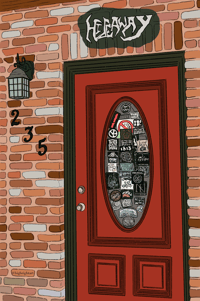 Image 3 of Hideaway Door Print