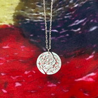 Image 1 of Red Leaves Branches Pendant