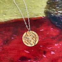 Image 1 of Yellow and Orange Branches Pendant