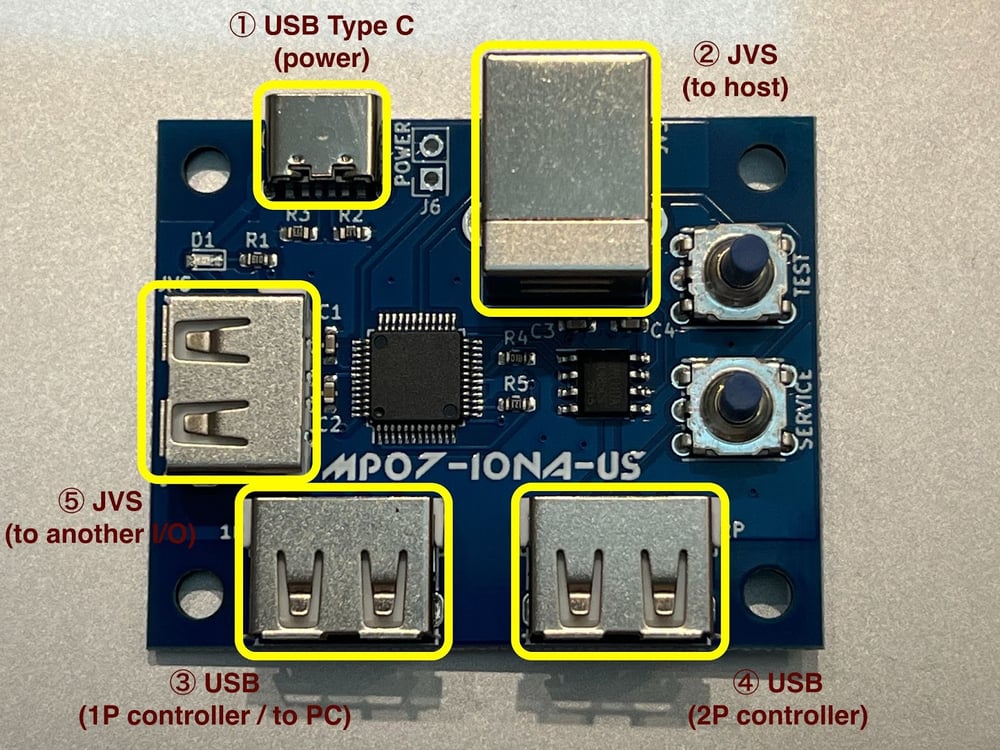 Image of MP07-IONA-US JVS Interface v3.11 / Firmware v2.22
