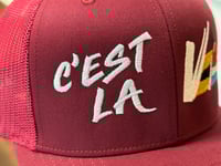 Image 3 of C'est La V Embroidered Cadillac Snapback Hat