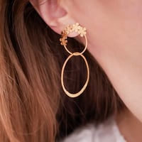 Image 1 of Boucles d'Oreilles MYRIA Double