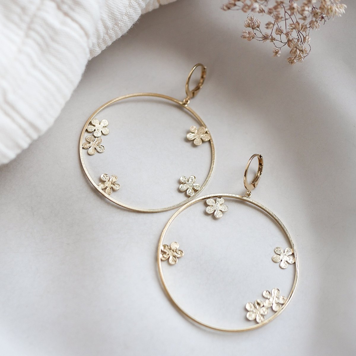 Image of Grandes Boucles d'Oreilles MYRIA RING