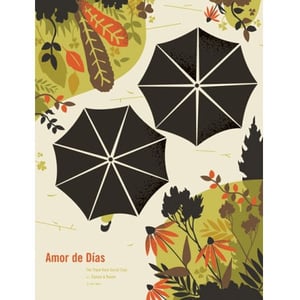 Image of Tour poster by Florafauna