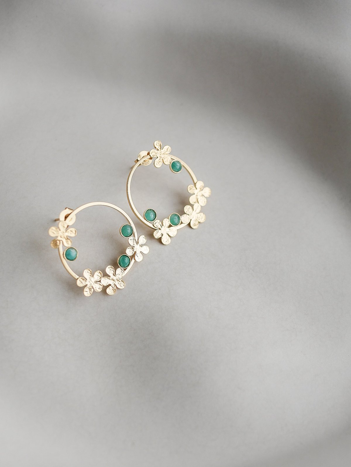 Image of Boucles d'Oreilles IMYRIA - Vert