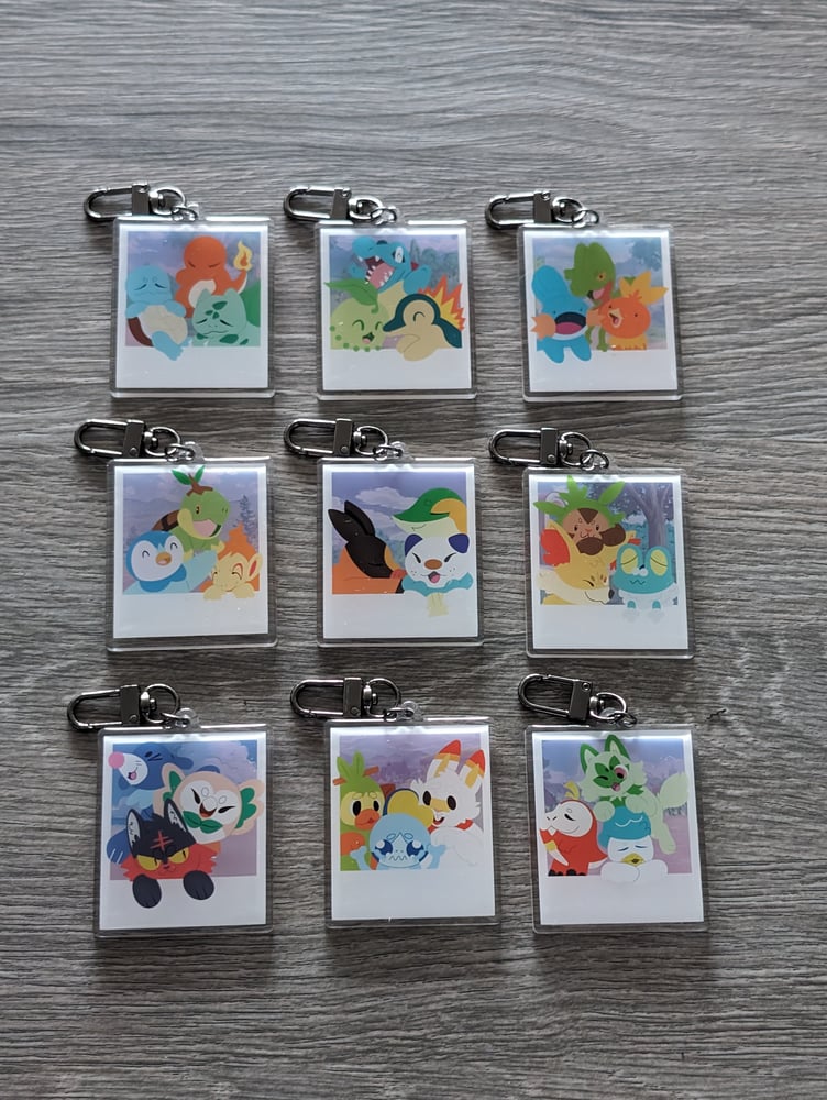 Image of Pokemon Starter Polaroid