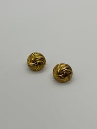 Image 1 of Vintage YSL Clip On Stud Earrings