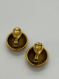Image 4 of Vintage YSL Clip On Stud Earrings
