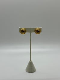 Image 5 of Vintage YSL Clip On Stud Earrings