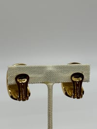 Image 3 of Vintage Christian Dior CZ Clip On Earrings