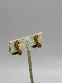 Image 6 of Vintage YSL Clip On Stud Earrings