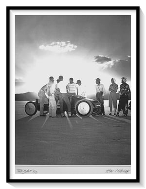 Sunrise over Salt. Bonneville 1952 Photographic Print