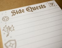 Image 2 of "Side Quests" Notepad