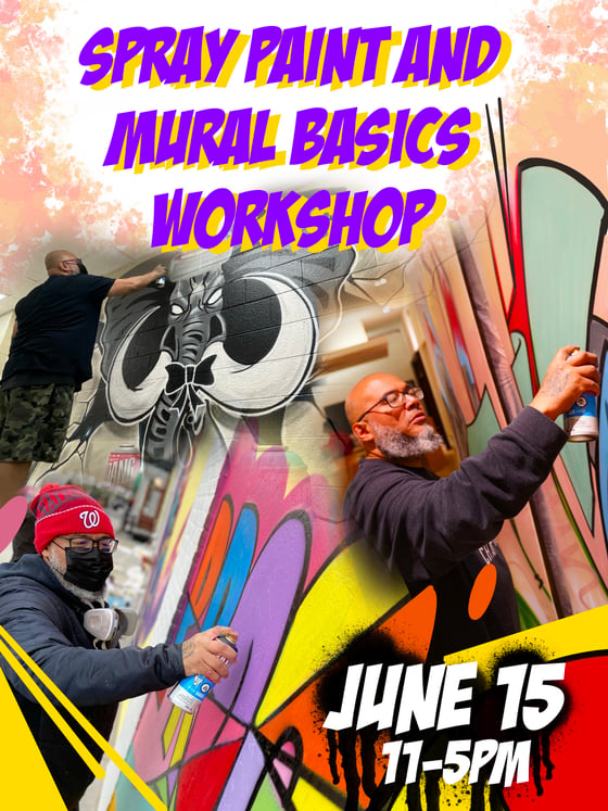 Image of Spray Paint and Mural Basic Workshop