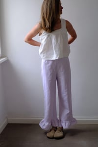 Image 5 of BERTA Linen Tank Top