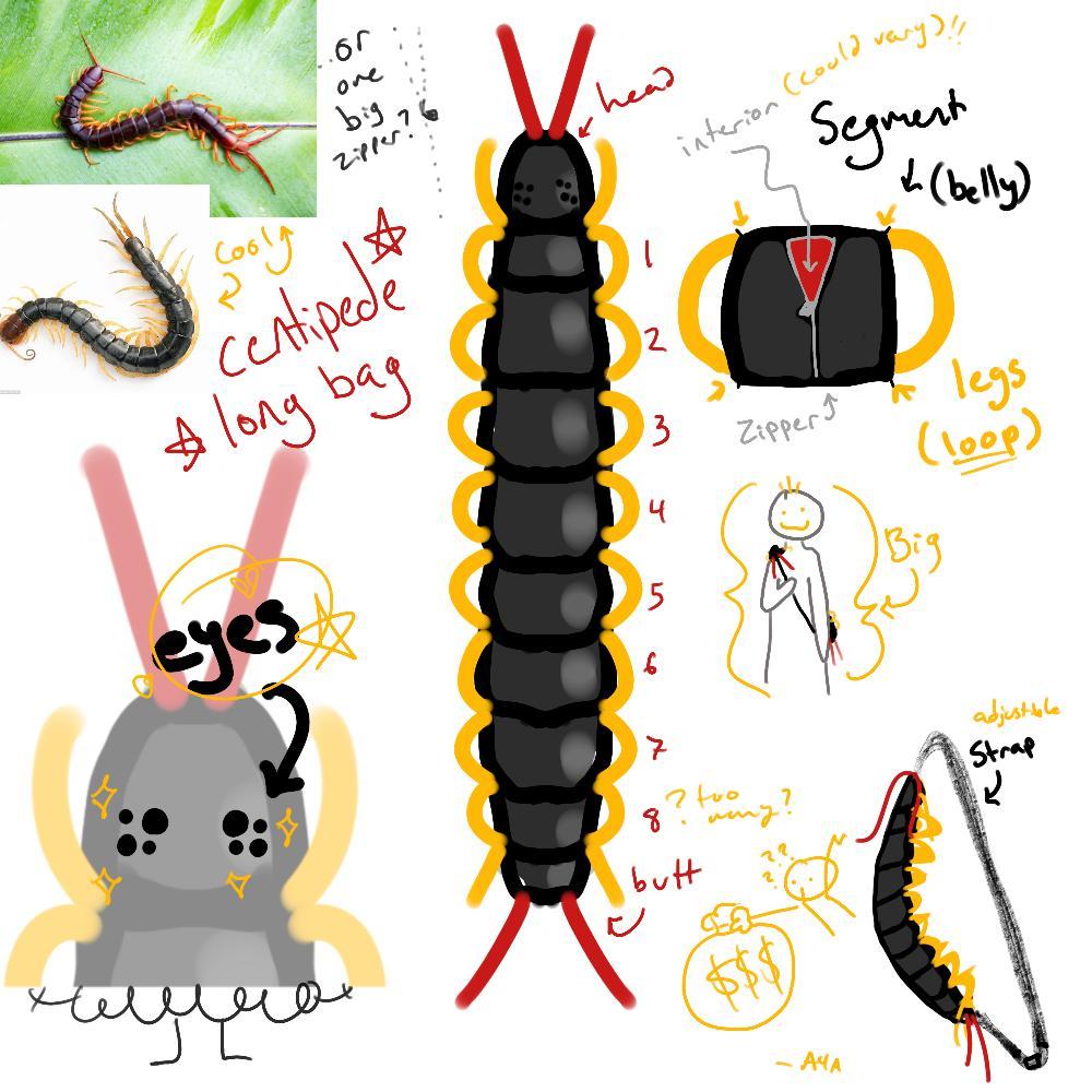 Image of CUSTOM Centipede Bag For Aya