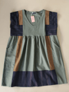 Olive Pieced Dress (Multiple Sizes)