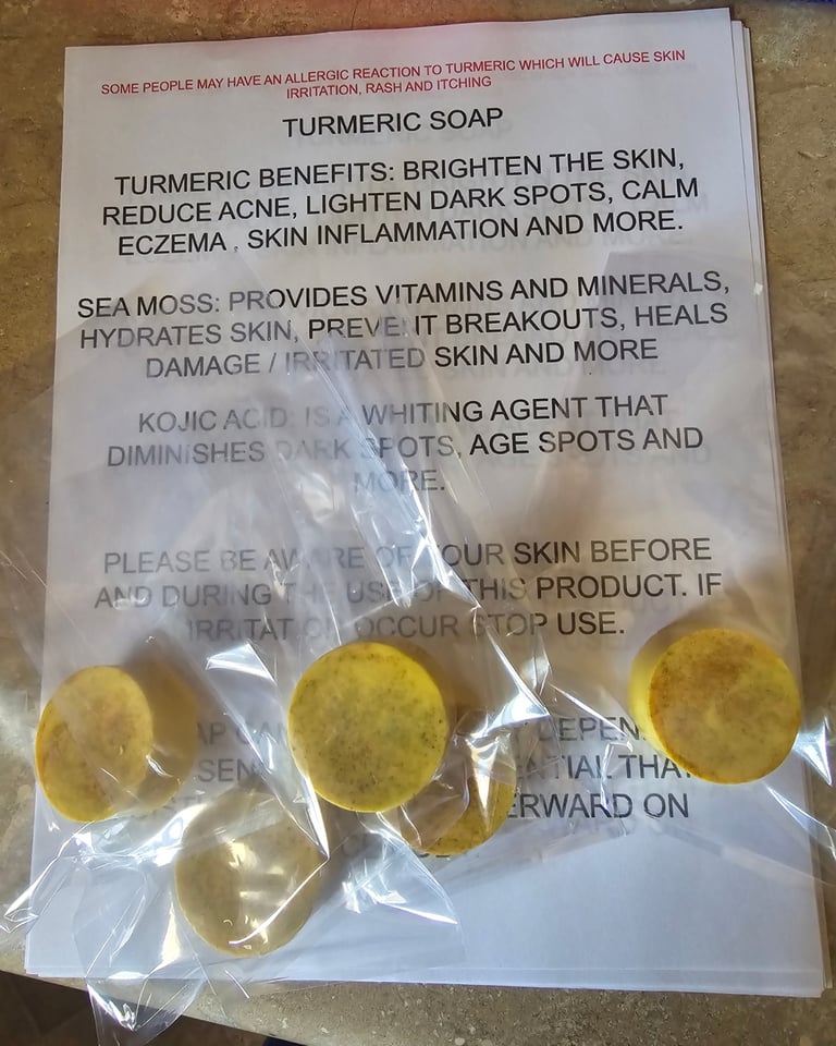 TURMERIC SOAP Image 2