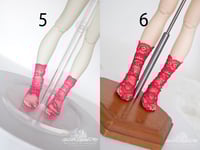 Image 4 of Lace socks for MNF/PetiteMarionette girls - type1