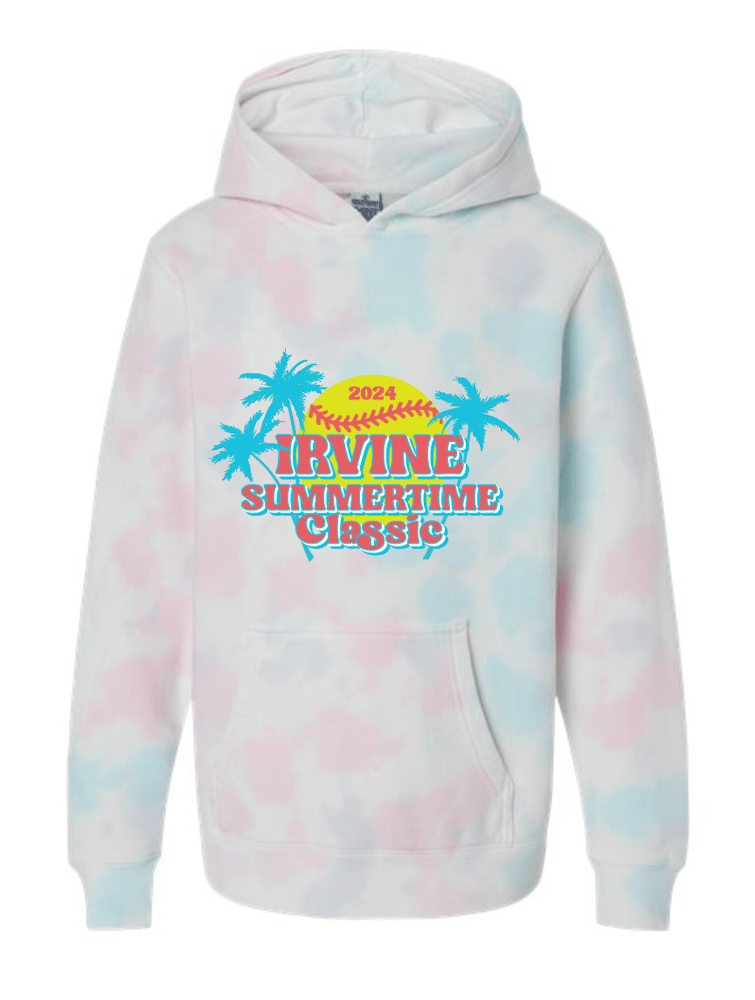 Image of ISC Tie Dye Hoodie in Cotton Candy
