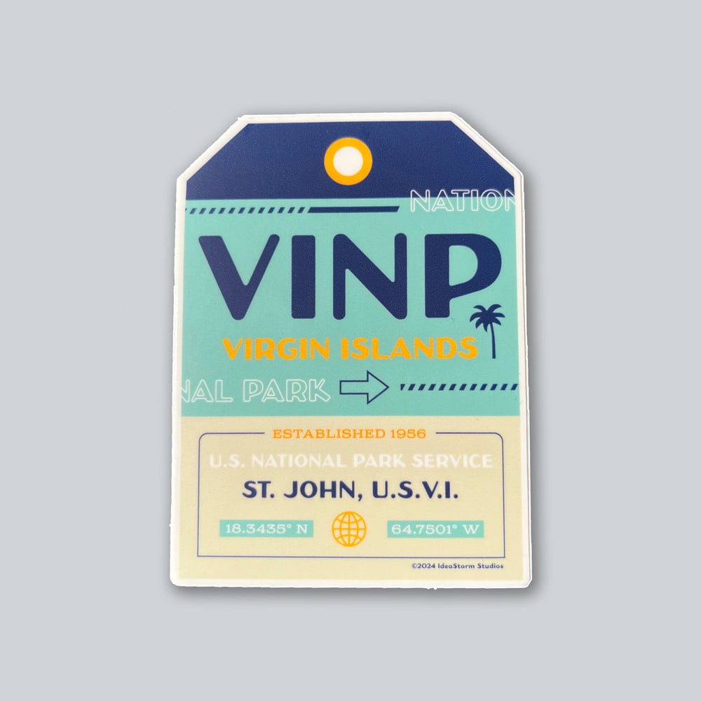 Image of VINP Luggage Tag Sticker