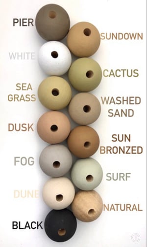 Image of Original Love Beads - LETTERS (S-Z)