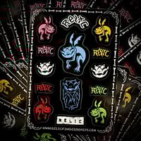 Image 1 of RELIC STICKER SHEET
