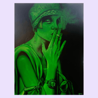 Image 1 of Green Lady Print