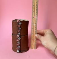 Image 2 of 2 tier stacked vase