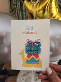 Eid Mubarak Camel Greeting Card