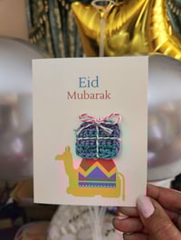 Image 2 of Eid Mubarak Camel Greeting Card
