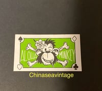 Image 1 of Mike Malone’s Business Card: Rollo Aloha Monkey Tattooo vtg