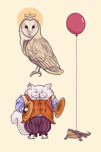 Image 1 of Creatures Sticker Sheet 1