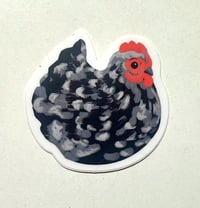 Image 2 of Gray Chicken Sticker