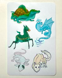 Image 2 of Creatures Sticker Sheet 2