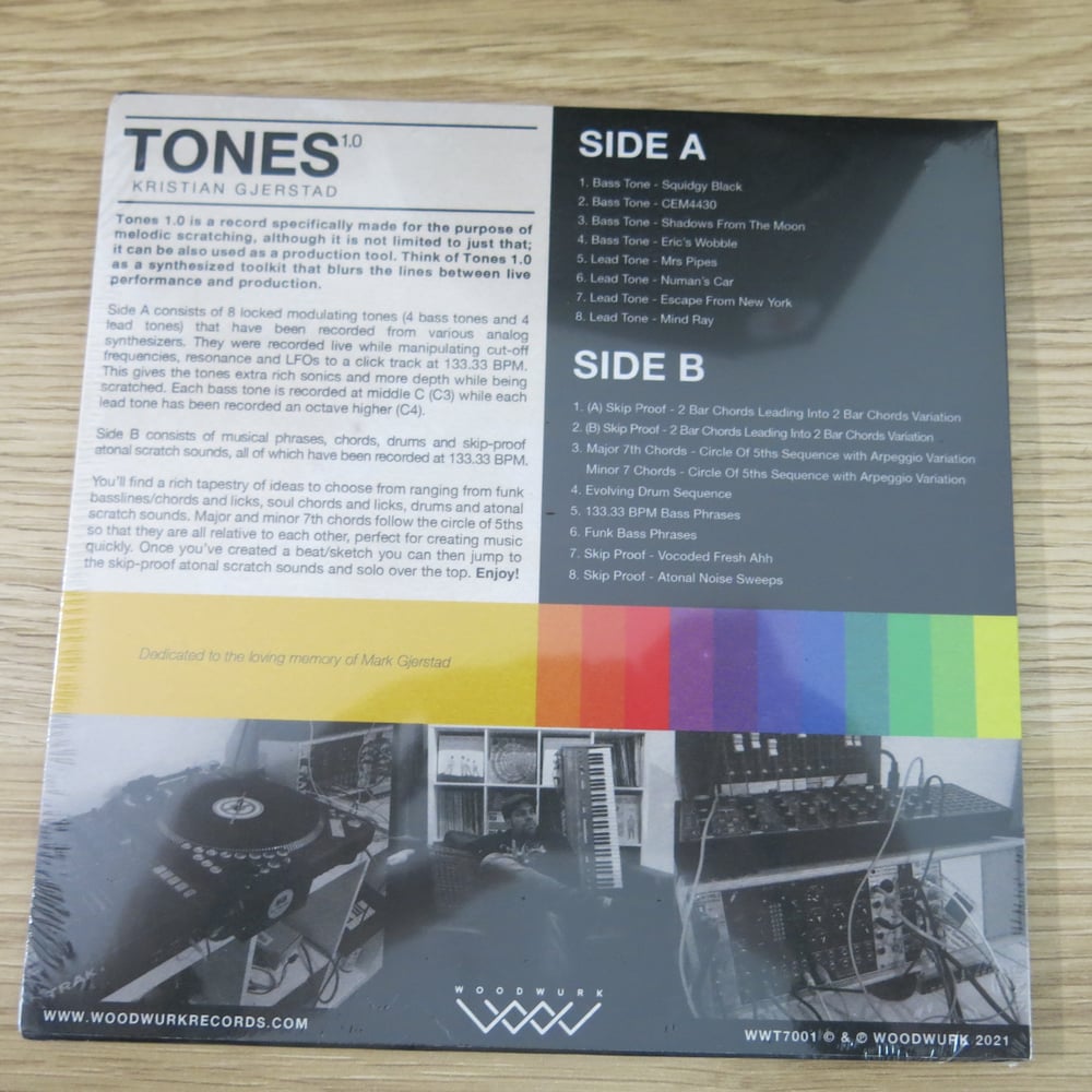 TONES BY KRISTIAN GJERSTAD / WOODWURK RECORDS