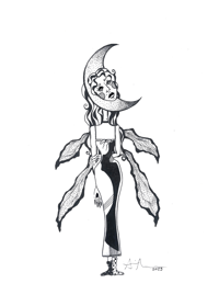 Mother Moon 8x11in Art Print