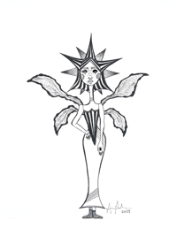 Mama Sun 8x11in Art Print