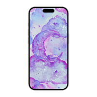 Moon Adorned in Stars Wallpaper
