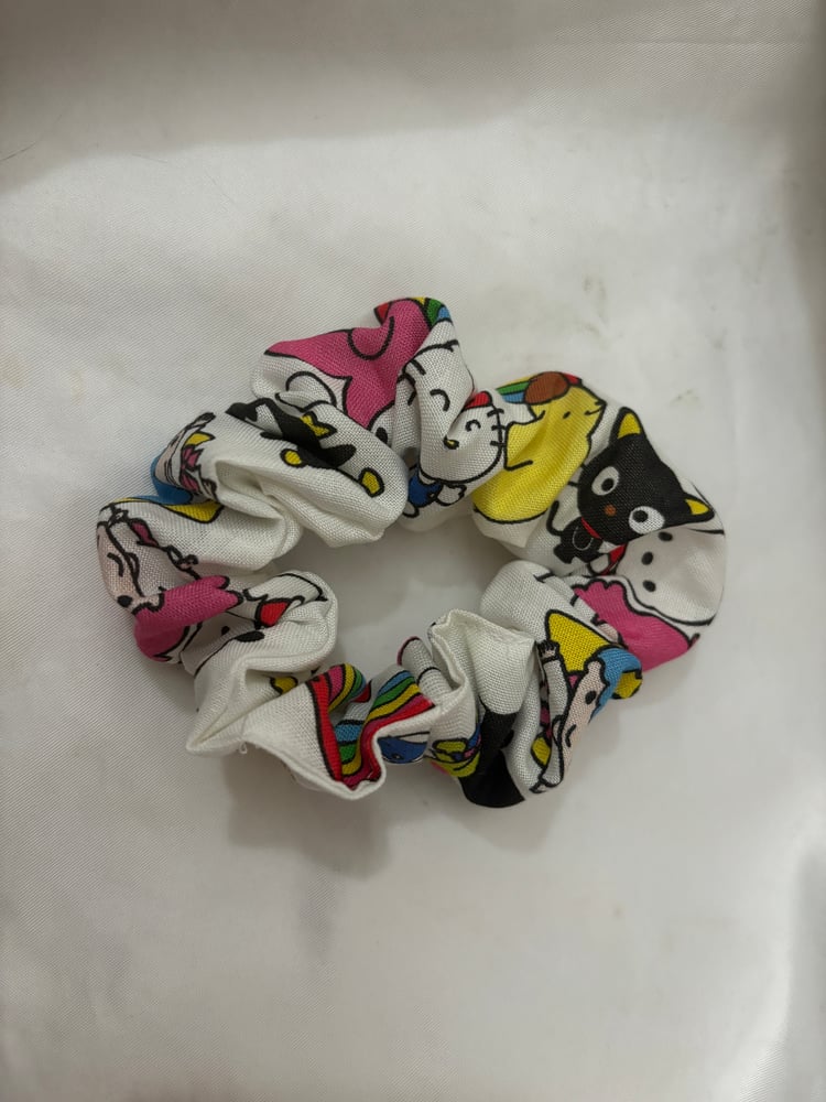 Image of Anime Mascot Lineup Scrunchie