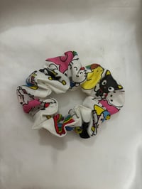 Anime Mascot Lineup Scrunchie