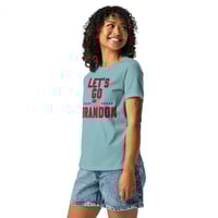 Image 9 of Let's Go Brandon 2 - Women's Relaxed T-Shirt from PatriotsCo.com