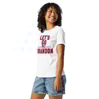 Image 2 of Let's Go Brandon 2 - Women's Relaxed T-Shirt from PatriotsCo.com