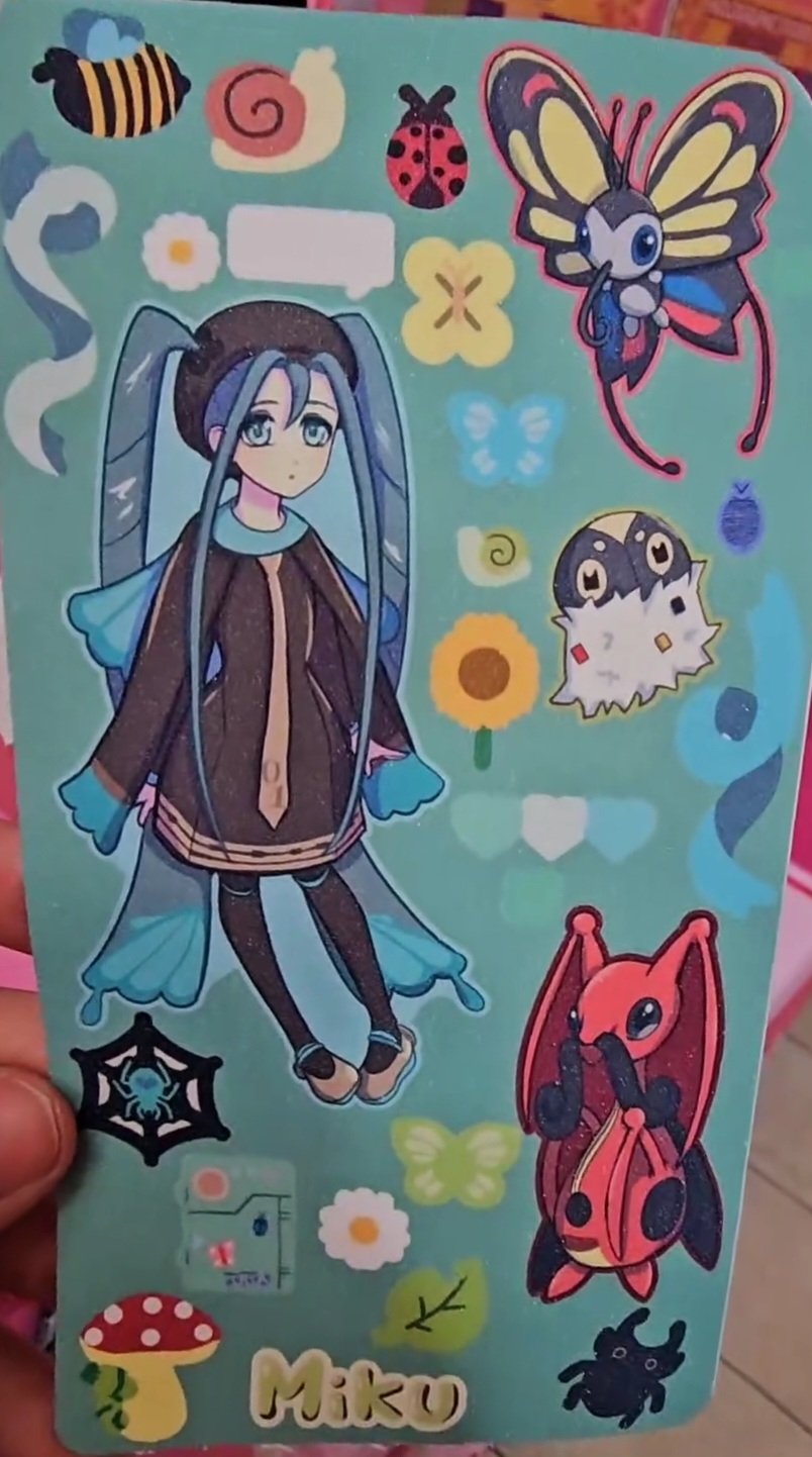 Image of Miku x Pokémon Sticker Sheets