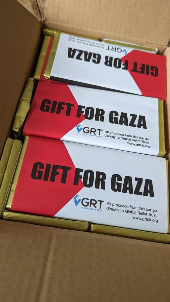 Image of Gift For Gaza chocolate